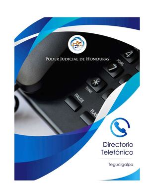 Directorio Telefonico de la CSJ 2023