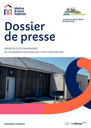 Dossier de presse - Savennières : Remise de clés