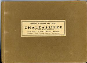 Album archives des usines de la Chaléassière