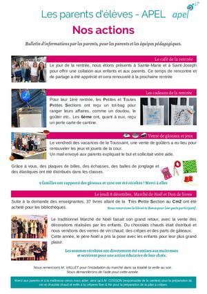 Apel Actions 2022/2023