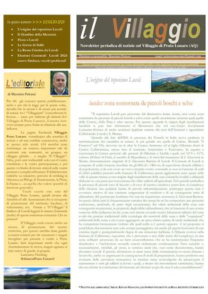 Newletter Villaggio di Prato Lonaro Luglio 2023 con Speciale