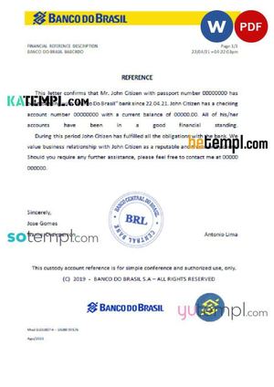 Brazil Bancodo Brasil Reference