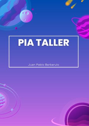 Documento A4 Portada Proyecto Astronomia Degradado Azul Y Violeta