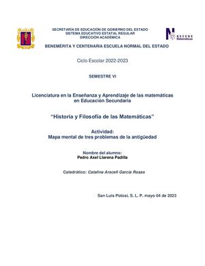 Triptico Del Método De Exhaución