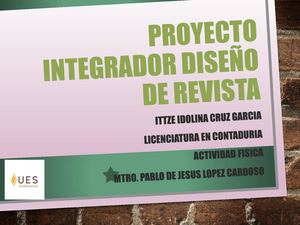 Proyecto Integrador Diseño De Revista