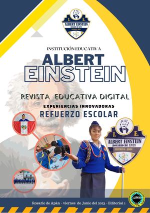REVISTA REFUERZO ESCOLAR IE "Albert Einstein"-APAN