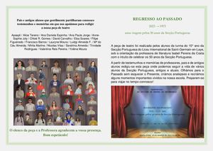 Programa do espetáculo 2022-23 da OT