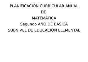 PCA MATEMATICA SEGUNDO