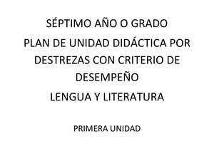 PUD 7MO  PLANIFICACION LENGUA