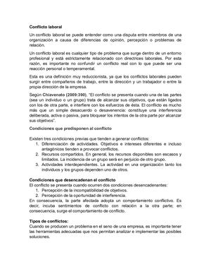Conflicto Laboral