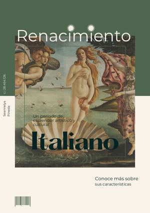 Revista Digital sobre Renacimiento Italiano