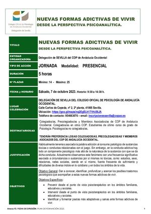 2023 10 07 Nuevas Formas Adictivas De Vivir V2