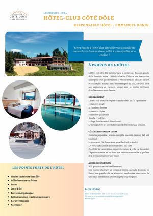 Fiche Hotel Club Les Rousses (3)