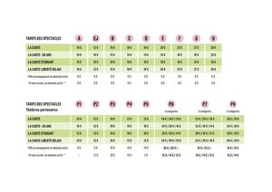 Tdv Tarifs Avec Une Carte