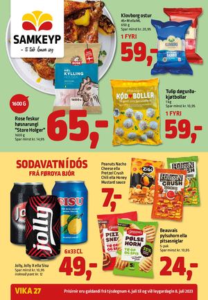 Samkeyp tilboðsblað vika 27 2023