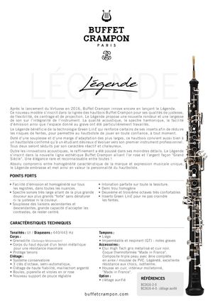 BC3616 hautbois Légende FR