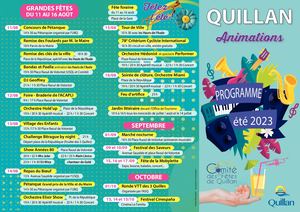 Programme Quillan éTé 2023