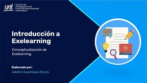 ¿Qué Es Exelearning Unidad 1