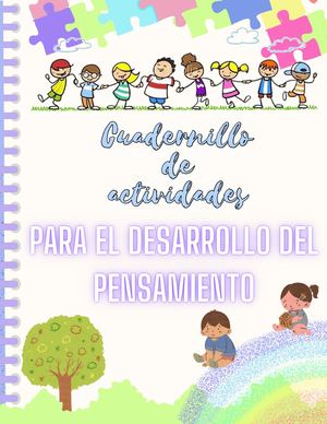 Cuadernillo De Actividades Para el Desarrollo del Pensamiento