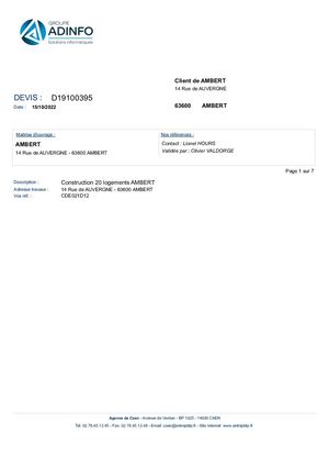 4 - Devis Standard (première Page + Récap).