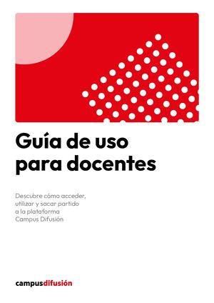 Campus Difusión Guía de uso para docentes