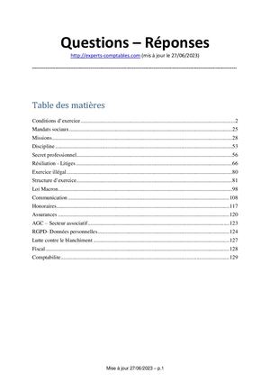 Questions Réponses Oec Mis à Jour 27062023