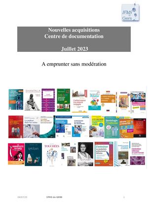 Nouveautés Apprenants Juillet 2023