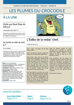 Plumes Crocodile 06 23