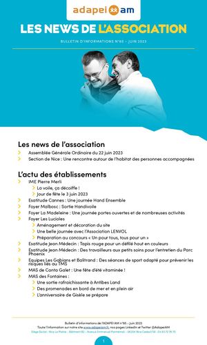Newsletter Adapei Am Juin 2023