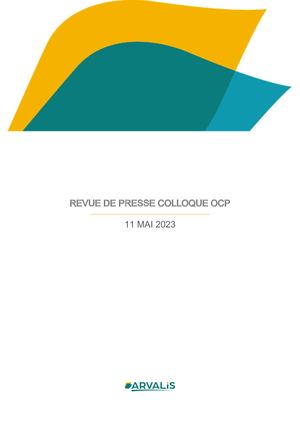 Revue De Presse Colloque Ocp