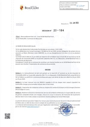 Fichier Parution Décision 23 184 Du 04 07 2023