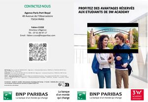 3W Academy - Partenariat BNP