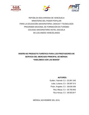 PROYECTO PNFT.06 SOCIO-INTEGRADOR 2016