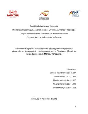 PROYECTO PNFT.08 SOCIO-INTEGRADOR 2016