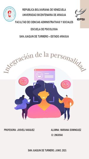 integración de la personalidad