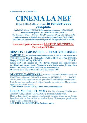 Programme LA NEF GRENOBLE(38).