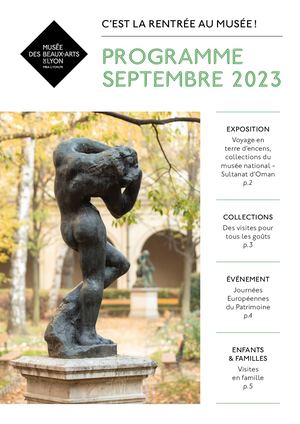 Programme Culturel Septembre 2023
