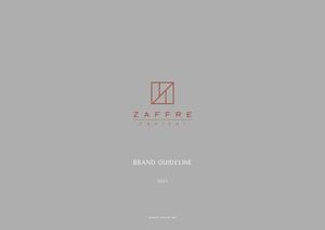 Zaffre - Brand Guideline 2023 - designed by hunap studio