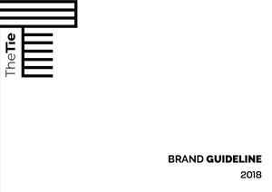 TheTie - Brand Guideline 2018 - designed by hunap studio