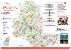 Carte Ardèche Hautes Vallées 2023