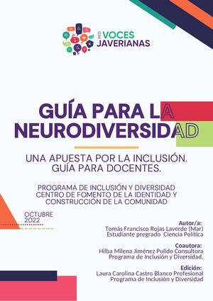 Guía para la Neurodiversidad-Guía para docentes