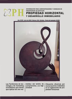 Revista Propiedad Horizontal y Desarrollo Inmobiliario Nº 191 Junio 2023