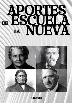 Aportes de la Escuela Nueva