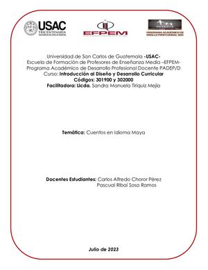 Colección De Cuentos En K´iche