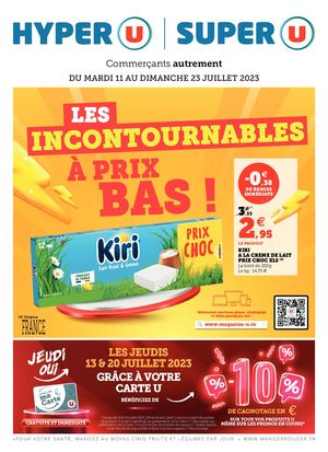 CATALOGUE DU 11 au 23 JUILLET - HYPER U / SUPER U