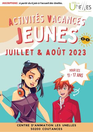 Animations Vacances Jeunes été 2023