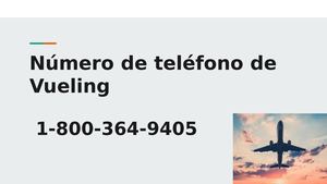 Número De Teléfono De Vueling Usa