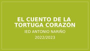 El cuento de la Tortuga Corazón