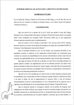 Ac 009 23 Stj Sgaj (Reglas Para La Interposición De Recursos Extraordinarios)