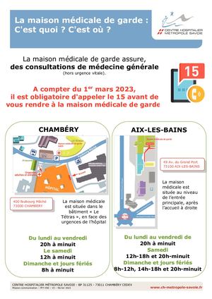 PP7-056_V2_Avril-2022_Affiche Maison Médicale Aix-les-Bains / Chambéry